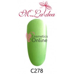 Gel UV / LED Soak Off M Ladea colorat cu sidefat 5gr Cod C278 Natural Green